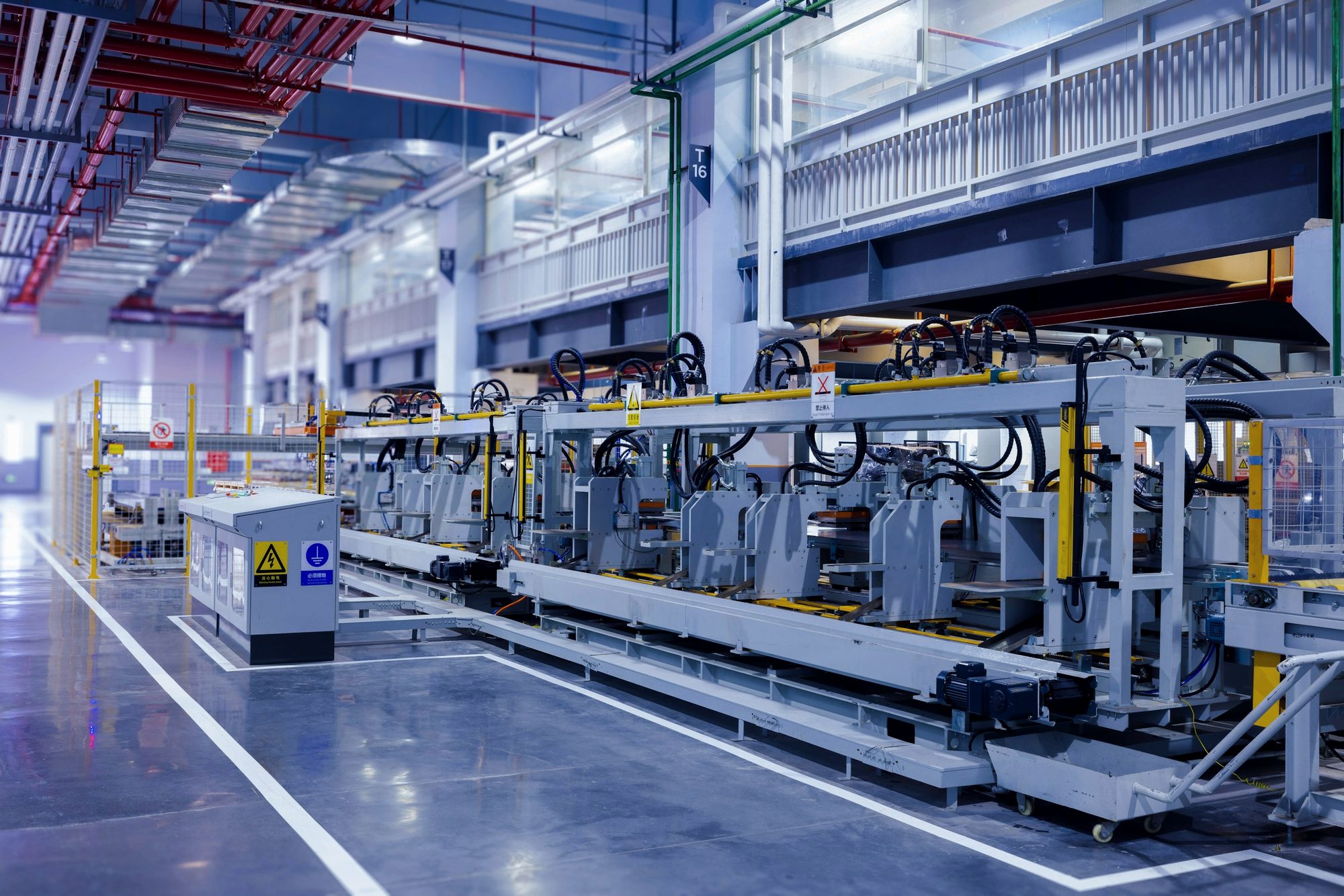 A modern factory floor